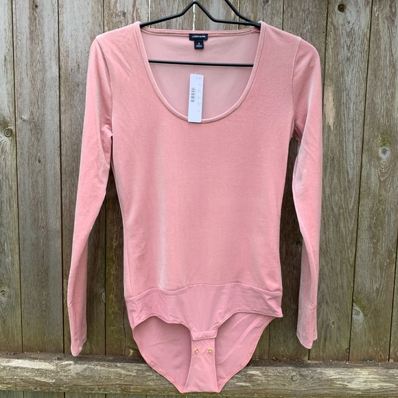 J.Crew Scoopneck Stretch Velvet Bodysuit NWT - Picture 6 of 8